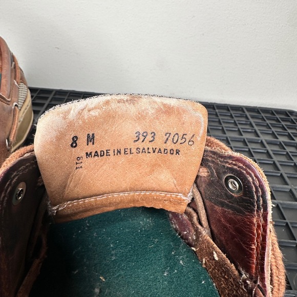 Sebago Docksides Brown Leather Boat Shoes Mens Size 8M Outdoor Loafers - Picture 10 of 12